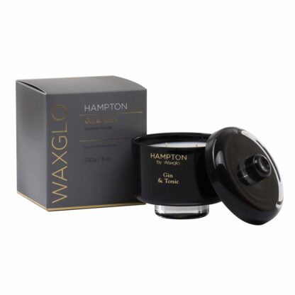 Coco Soy Wax Jar Candle - Hampton by Waxglo: Gin & Tonic, 230g - Image 2