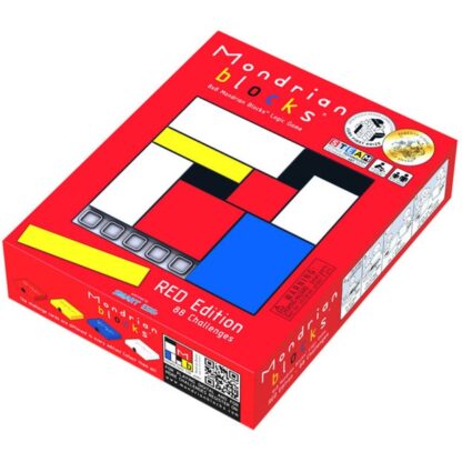 Mondrian Blocks - Red - Image 3