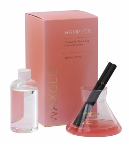 Diffuser - Hampton by Waxglo: Apricot & Peach Tea, 200ml - Image 2