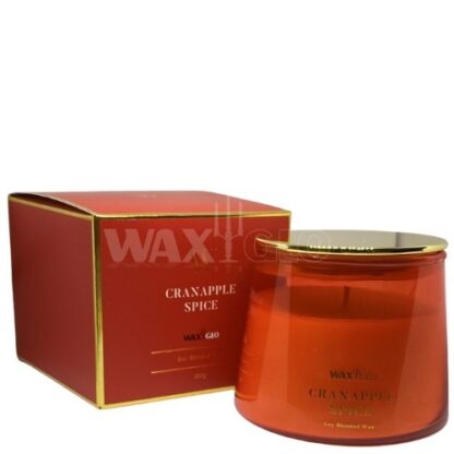 Waxglo W Scented Candle: Cranapple Spice, 260g - Image 2