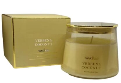 Waxglo W Scented Candle: Verbena Coconut, 260g - Image 2