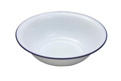 Falcon Enamel Wash Basin, White, 36cm - Image 2