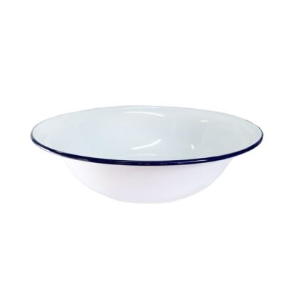 Falcon Enamel Wash Basin, White, 36cm - Image 3