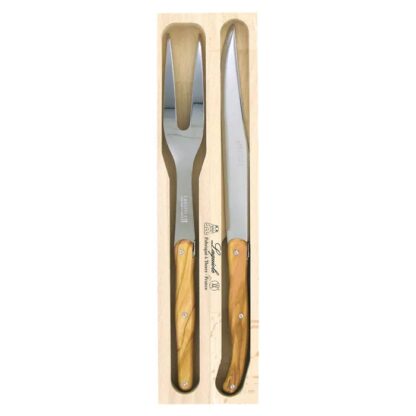 Verdier Carving Set, Olive Wood - Image 2