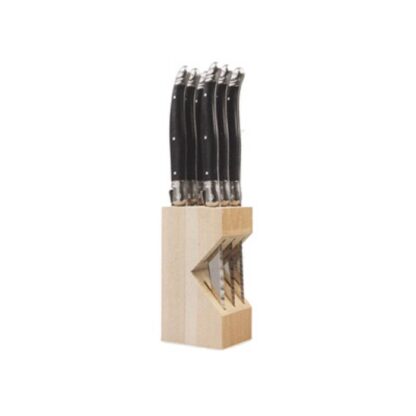 Verdier Knife Block Set: Black - Image 2