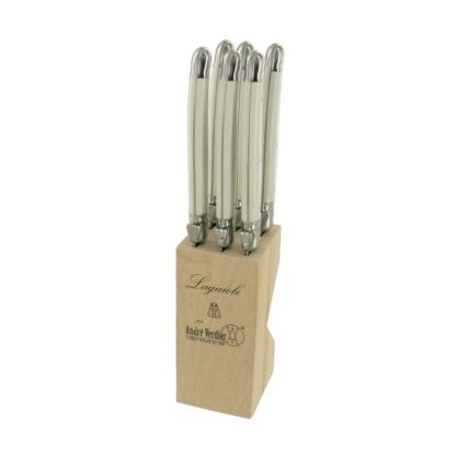 Verdier Knife Block Set: White - Image 2