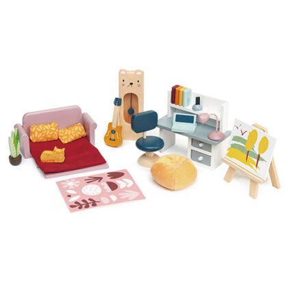 Tender Leaf Toys: Dolls House Study Furniture - Image 2