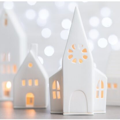 Räder Porcelain Tealight House, Church, Large - Image 3