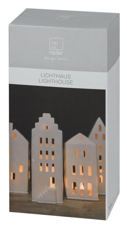 Räder Porcelain Tealight House, Gable Roof - Image 3