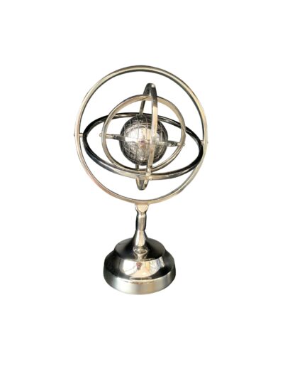 Armillary with Globe, Aluminium - Image 3