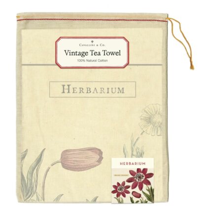 Cavallini & Co Vintage Tea Towel: Herbarium - Image 3