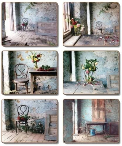 Cinnamon Coasters, Blue Room, Set of 6 - Image 2