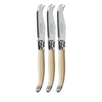 Verdier Cheese Knife Fromagette, Ivory, Set of 3 - Image 2