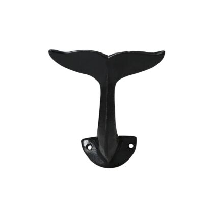 Cast Iron Hooks: Whale Tail, Set of 2 - Image 2