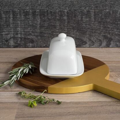 Now Designs Butter Dish, White - Image 6