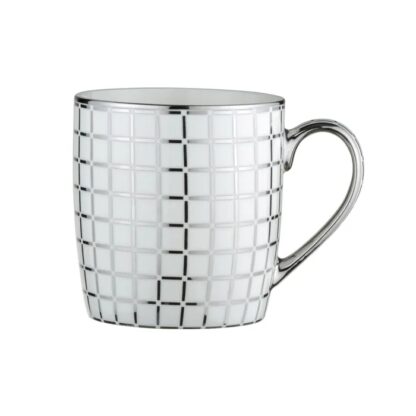 BIA Mugs, Lattice Platinum, Set of 4 - Image 2