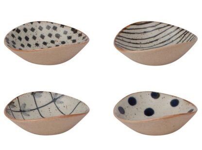 Danica Studio Stoneware Dipping Dish Set, Element, Set of 4 - Image 4