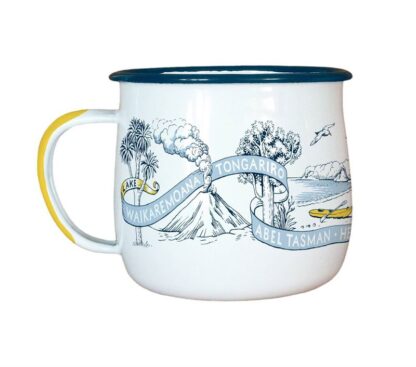 Wolfkamp & Stone Enamel Mugs, Great Walks, Set of 2 - Image 2