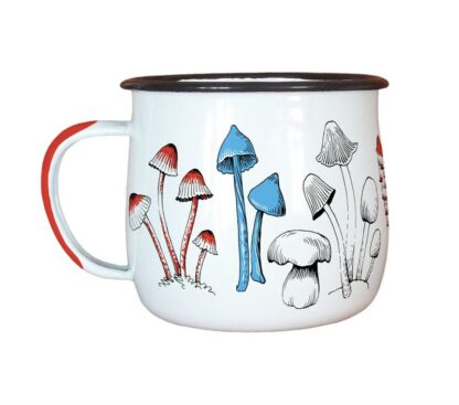 Wolfkamp & Stone Enamel Mugs, NZ Fungi, Set of 2 - Image 3