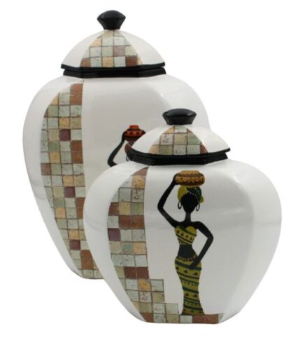 Decorative Vase, African, Small - Image 2