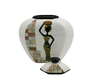 Decorative Vase, African, Small - Image 4