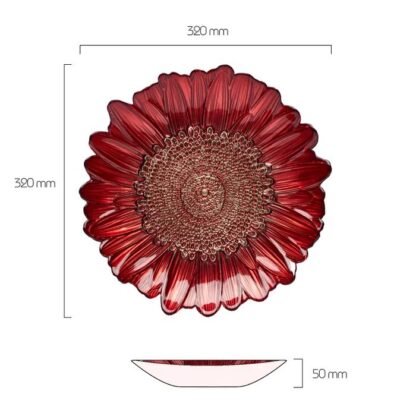 Anton Studio Bowl, Red Sunflower - Image 3