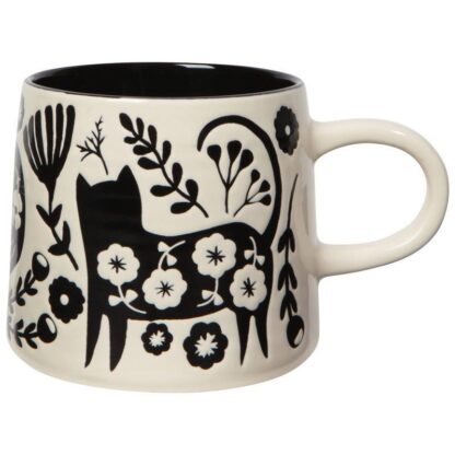 Danica Studio Ceramic Imprint Mug, Catbloom - Image 2