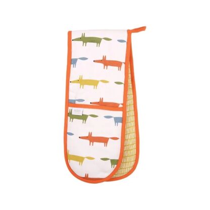 Dexam Double Oven Glove, Recycled Cotton, Mr Fox 10th Anniversary, LIMITED EDITION - Image 2