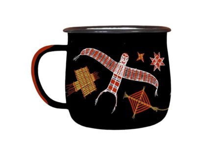 Wolfkamp & Stone Enamel Mugs, Matariki, Set of 2 - Image 4