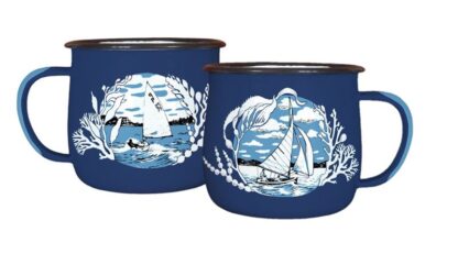 Wolfkamp & Stone Enamel Mugs, P Class, Set of 2 - Image 2