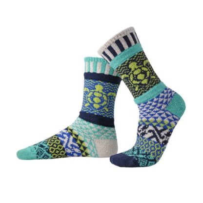 Solmate Socks:  Adult Crew Socks, Ocean, Small - Image 5