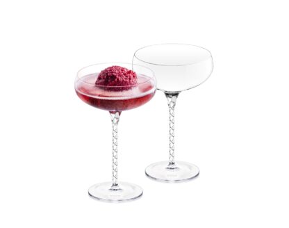 Wilmax Crystalline Champagne Saucer, Julia, 300ml, Set of 2