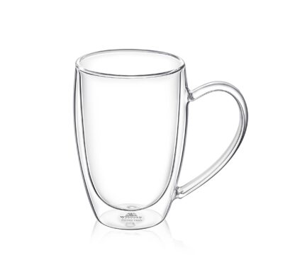 Wilmax Double Wall Mug, Thermo-Glass, 250ml, Set of 2 - Image 2