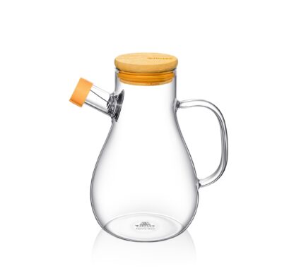 Wilmax Oil Bottle, Thermo-glass, Pear, 700ml - Image 2