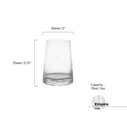 Anton Studio Empire Shot Glasses, Set of 4 - Image 5