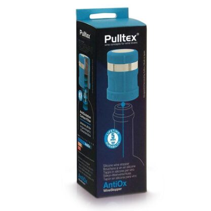 Pulltex AntiOx Wine Stopper, Blue - Image 3