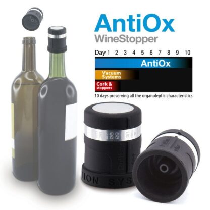 Pulltex AntiOx Wine Stopper, Black - Image 6