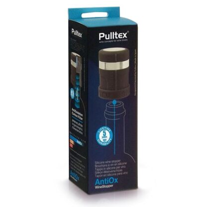 Pulltex AntiOx Wine Stopper, Black - Image 2